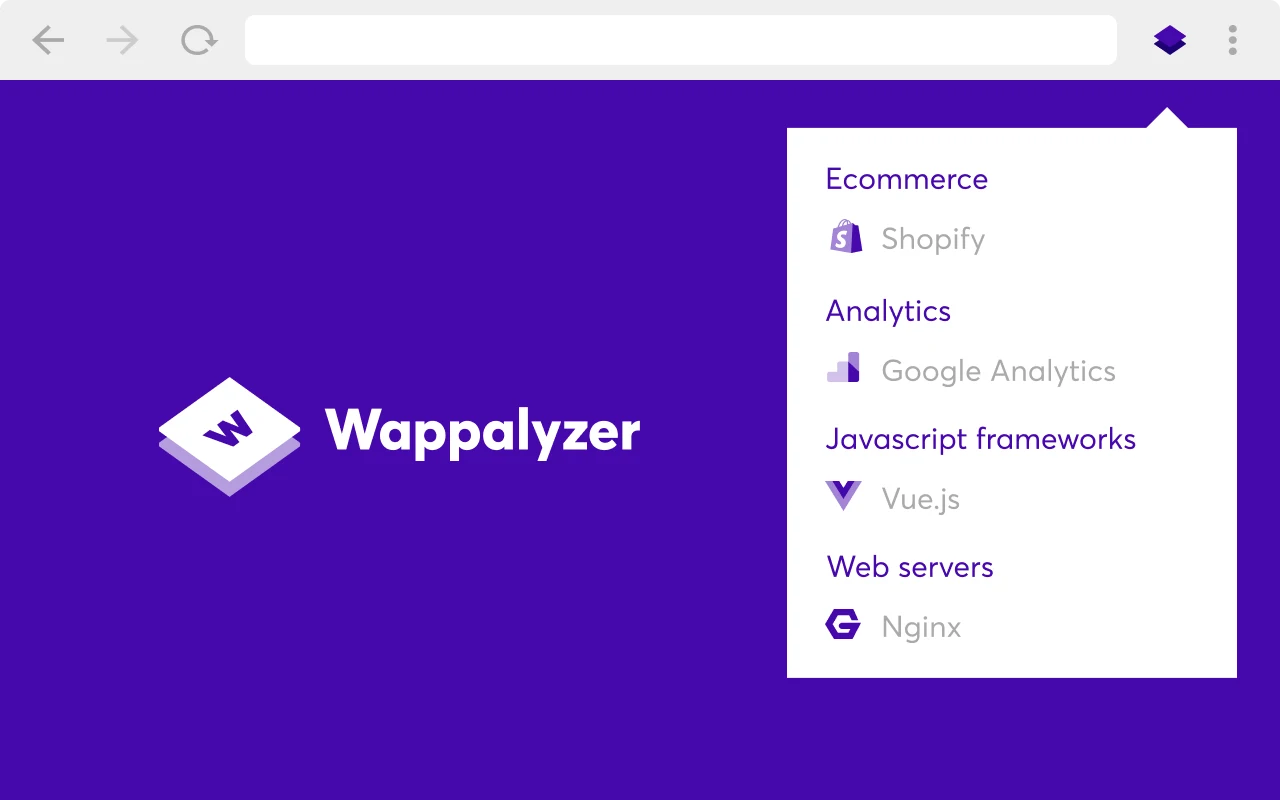 Wappalyzer – Technology profiler