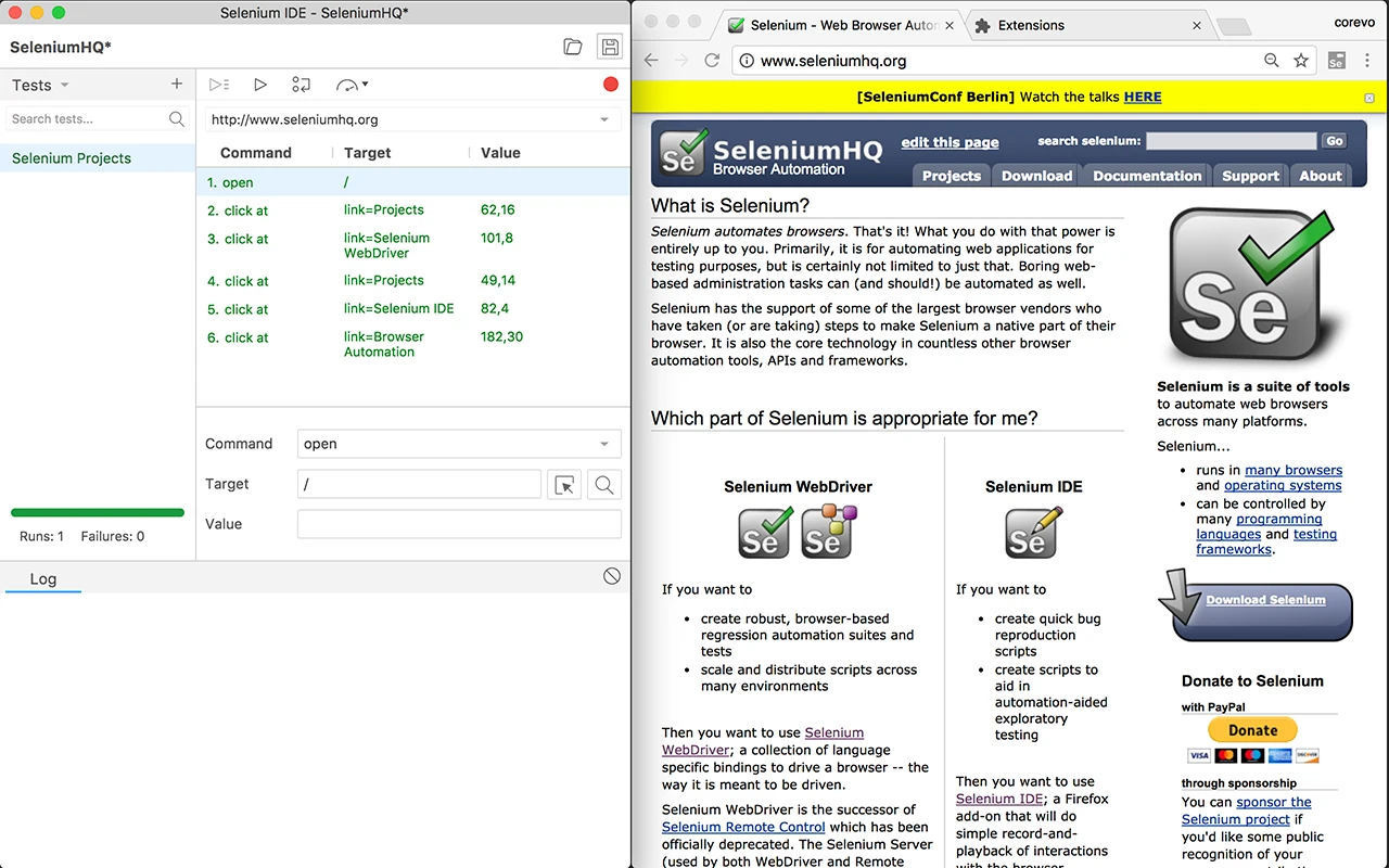 Selenium IDE