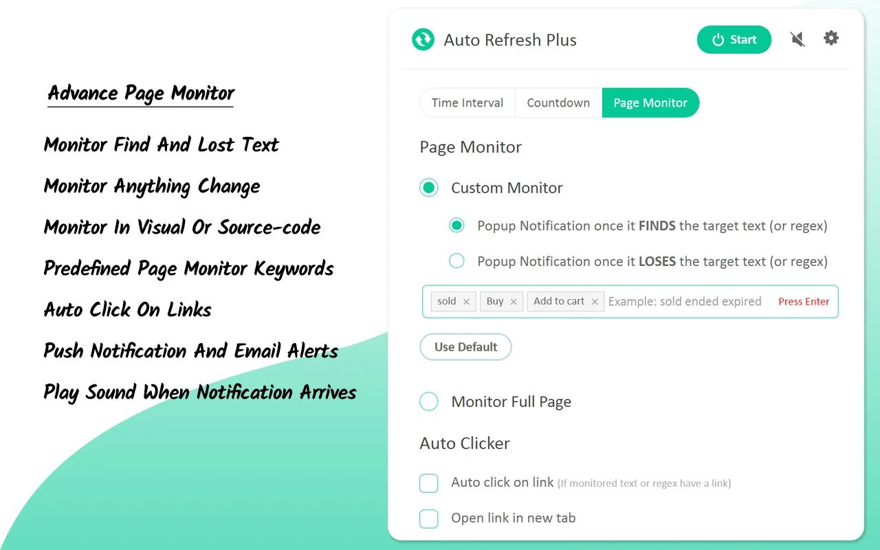 Auto Refresh Plus | Page Monitor