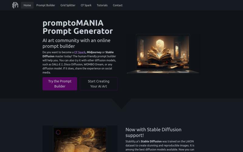 PromptoMANIA Prompt Generator