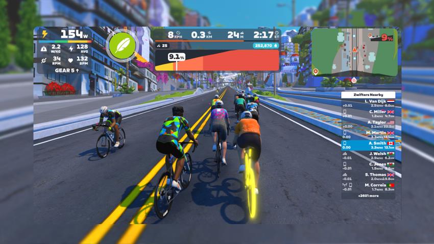 Zwift 在 10 周年大改中为 Zwift Ride 智能车架推出新道路、更多显示选项和更高兼容性