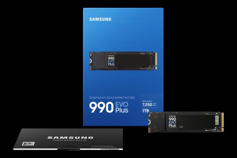 三星 990 EVO Plus Gen4 SSD 推出：速度高达 7250 MB/s，比 990 EVO 提升 50%，1 TB 起价 109 美元