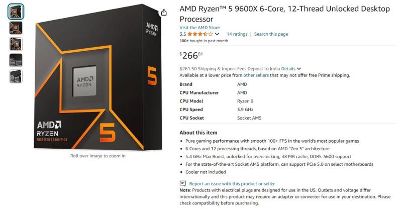 AMD Ryzen 9000 CPU大幅折扣：Ryzen 9 9900X仅售419美元，9950X降价50美元