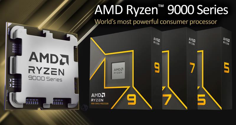 随着 Ryzen 7 9800X3D 的临近，AMD Ryzen 9000 台式机 CPU 价格自由落体：9900X 售价 382 美元，9700X 售价 327 美元