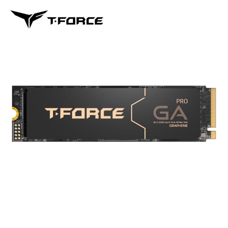 十铨推出 T-Force GA PRO PCIe Gen 5.0 SSD：速度高达 10,000 MB/s 及石墨烯散热器