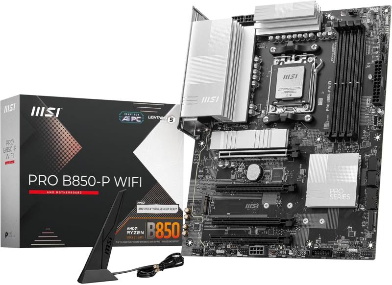 多款适用于 Intel 和 AMD CPU 的 MSI B860、B850 和 B840 主板泄露，外观如下！