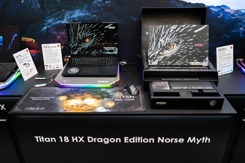 微星推出GeForce RTX 50系列游戏笔记本电脑：RTX 5090驱动的Titan 18 HX Dragon Edition旨在提供精英性能